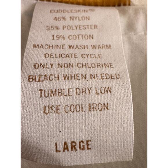 Vintage Barbizon Cuddleskin Lilac Nightgown Santin Cotton Size Lg NEW w tags3083 - Picture 14 of 14